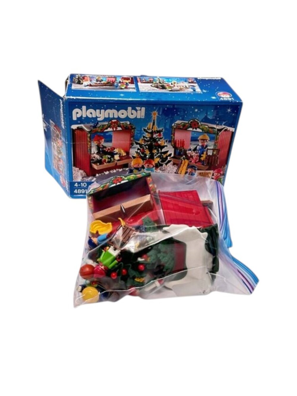 Playmobil Christmas Market 4891 37+ pieces  Parts Vegtable Fruit Figures Toys‎
